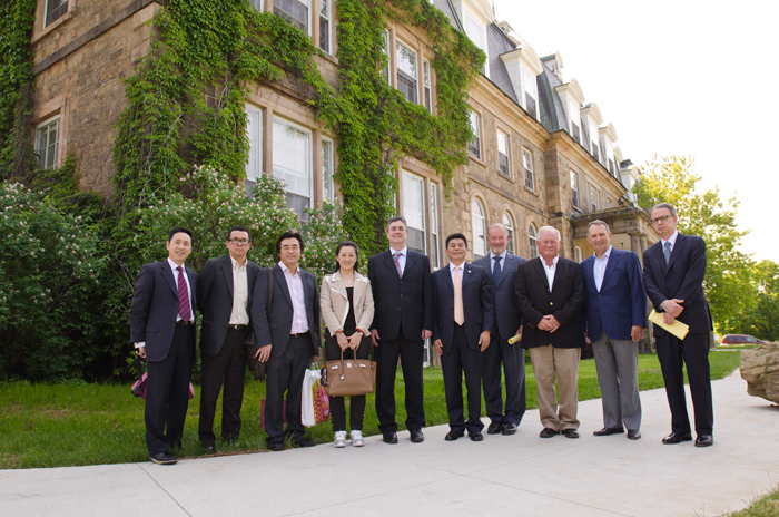 Meeting between Adex Board of Directors and the President of the University of New Brunswick (June 2011).
